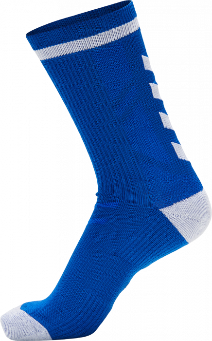Hummel - Elite Indoor Sock Kort - True Blue & hvid
