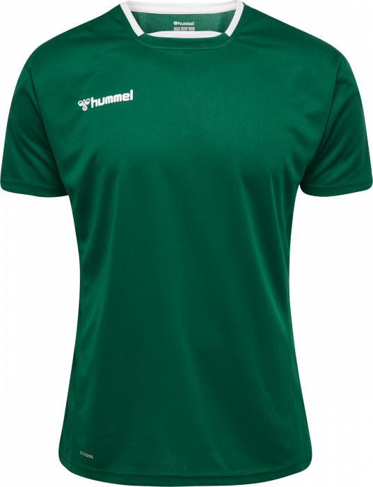 Hummel - Authentic Spilletrøje - Evergreen & hvid