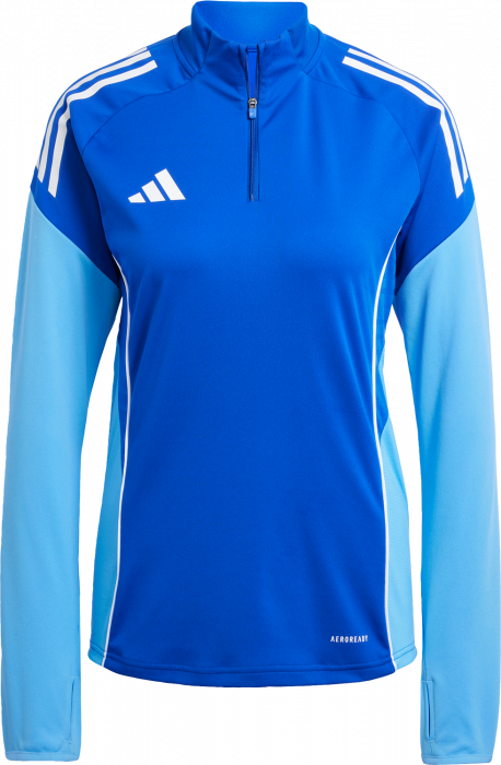 Adidas - Tiro 25 Competition Træningsjakke M Halv Zip Dame - T Royal Blue & blue burst