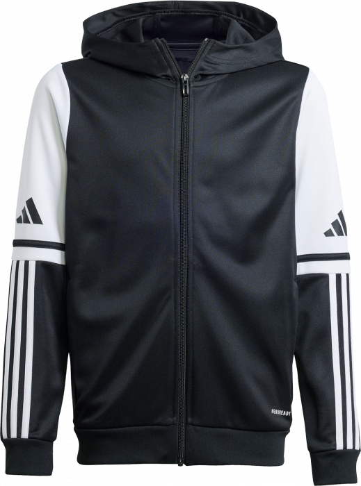 Adidas - Squadra 25 Hoodie With Full Zip - Negro & blanco