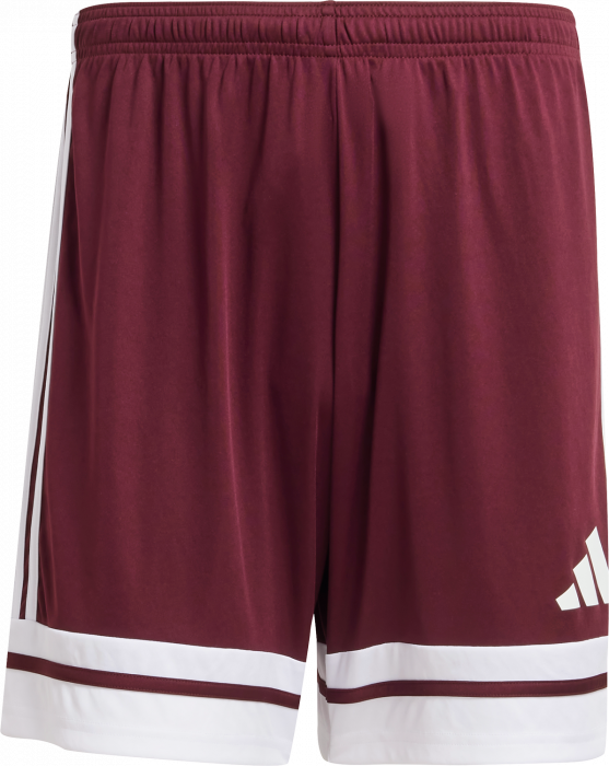 Adidas - Squadra 25 Shorts - Maroon & biały