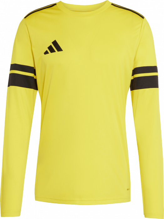 Adidas - Squadra 25 Long Sleeve Player Jersey - T Yellow & negro