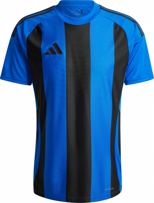 Adidas - Striped 24 Player Jersey - Blu reale & nero