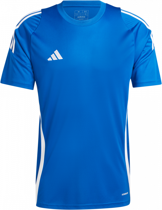 Adidas - Tiro 24 Player Jersey - Królewski błękit & biały