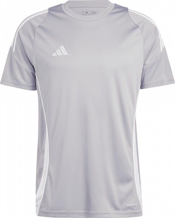 Adidas - Tiro 24 Player Jersey - Light Grey & bianco