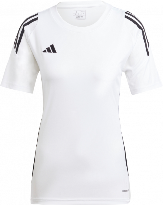 Adidas - Tiro 24 Spillertrøje Dame - Hvid & sort