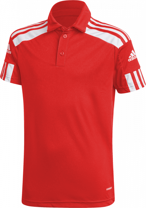 Adidas - Squadra 21 Polo - Vermelho & branco