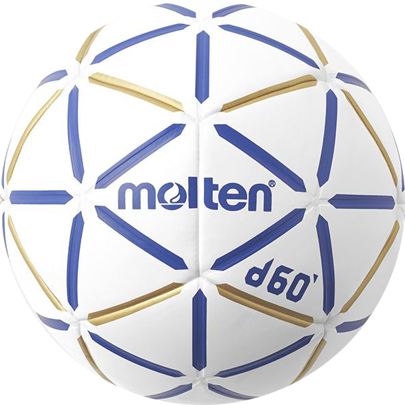 Molten - D60 Håndbold Str. 1 - hvid & blå
