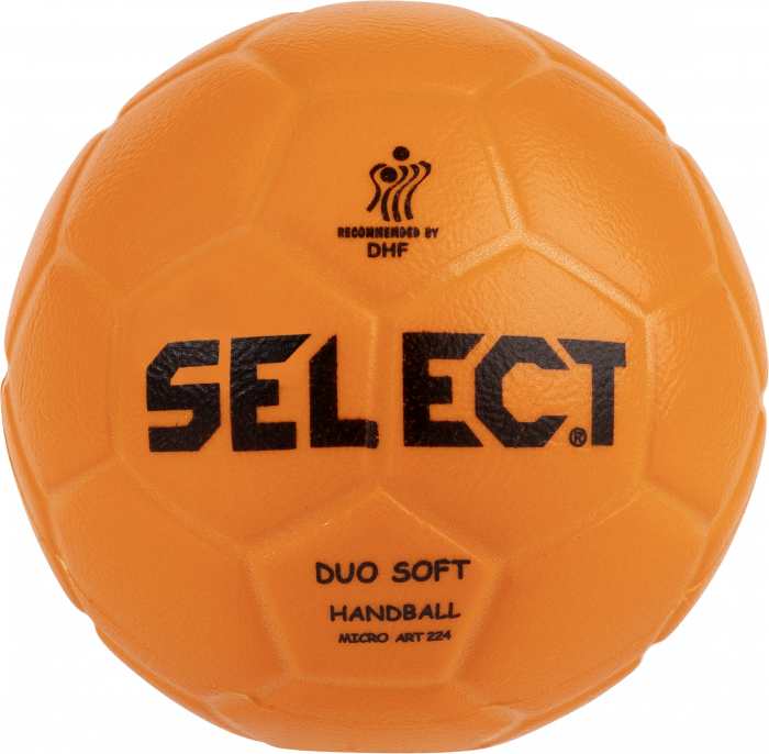 Select - Duo Soft Gummihåndbold - Str. 0 + 00 - Orange