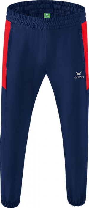 Erima - Team Presentation Pants - New Navy & vermelho