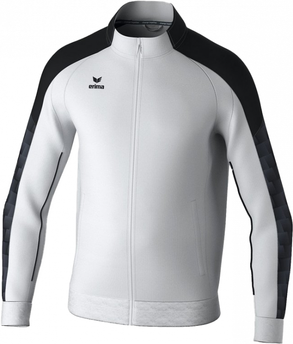 Erima - Evo Star Training Jacket Full Zip - Weiß & schwarz