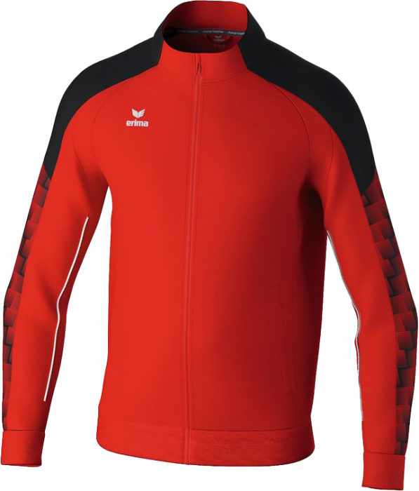 Erima - Evo Star Training Jacket Full Zip - Czerwony & czarny