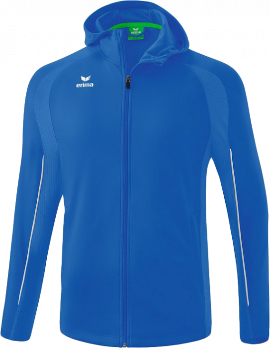 Erima - Ligs Star Traning Jacket With Hood - New Royal & weiß
