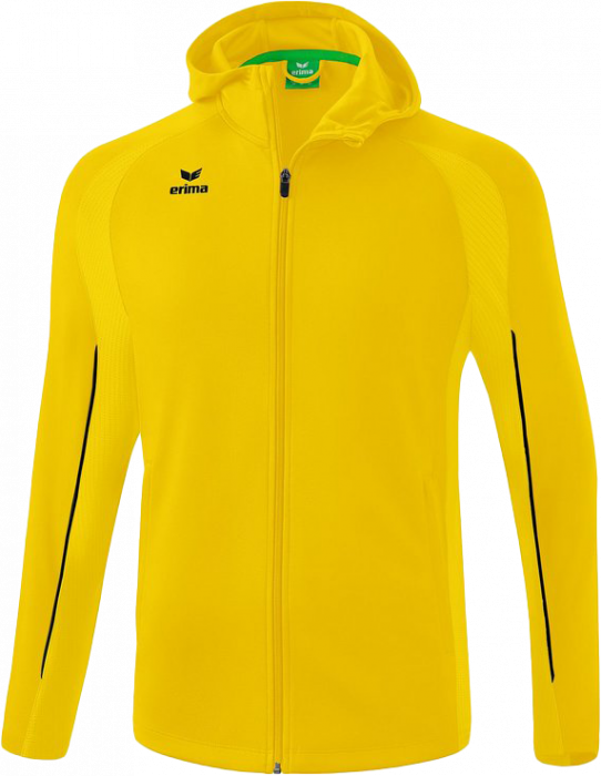 Erima - Liga Star Træningshættetrøje Med Lynlås - Yellow & sort