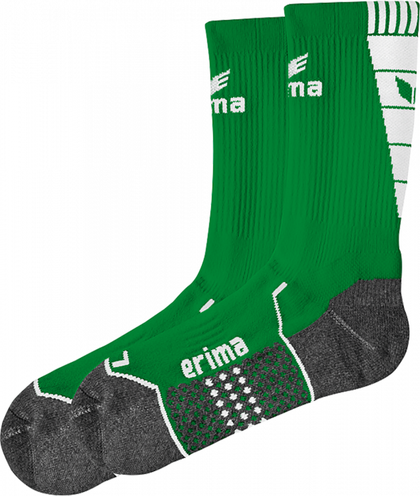 Erima - Training Socks - Emerald & blanco