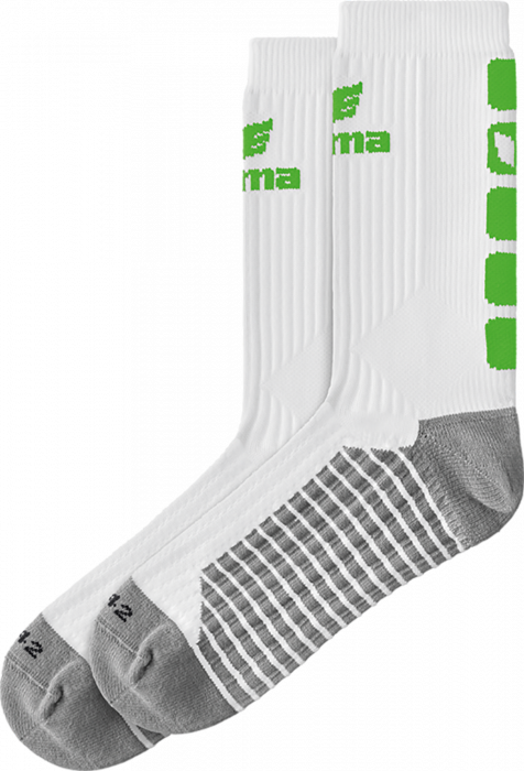 Erima - Classic 5-C Socks - White & green