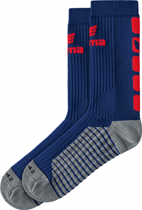 Erima - Classic 5-C Socks - New Navy & vermelho