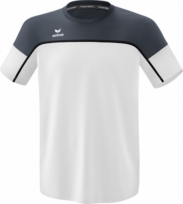 Erima - Change T-Shirt - Branco & slate grey
