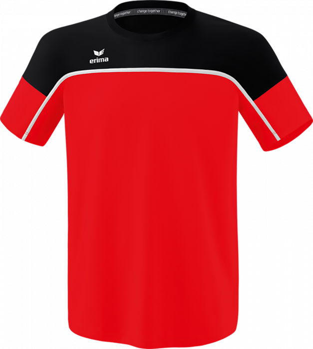 Erima - Change T-Shirt - Vermelho & preto