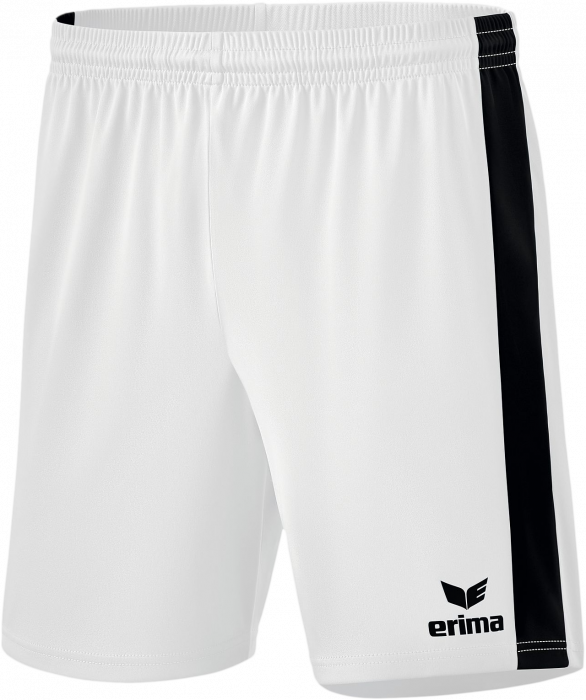 Erima - Retro Star Shorts - Weiß & schwarz