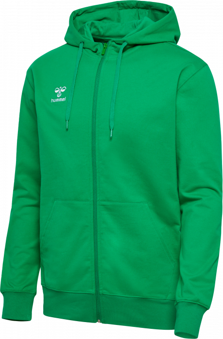 Hummel - Go 2.0 Hoodie W. Zip - Jelly bean