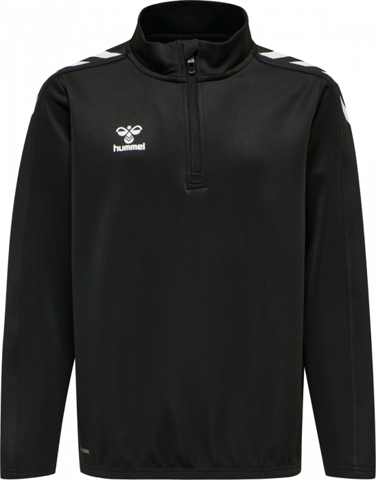 Hummel - Core Xk Half Zip Sweater Jr - Schwarz & weiß