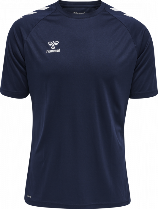 Hummel - Core Xk Poly T-Shirt - Marine & vit
