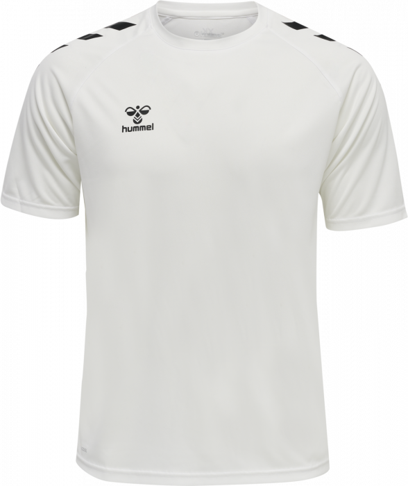 Hummel - Core Xk Poly T-Shirt - White & black
