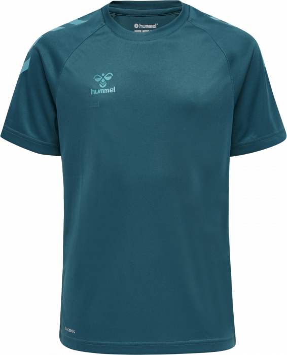 Hummel - Core Xk Poly T-Shirt Jr - Blue coral & deep lake