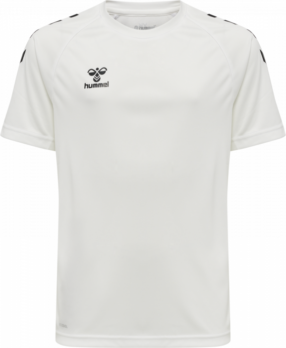 Hummel - Core Xk Poly T-Shirt Jr - Weiß & schwarz