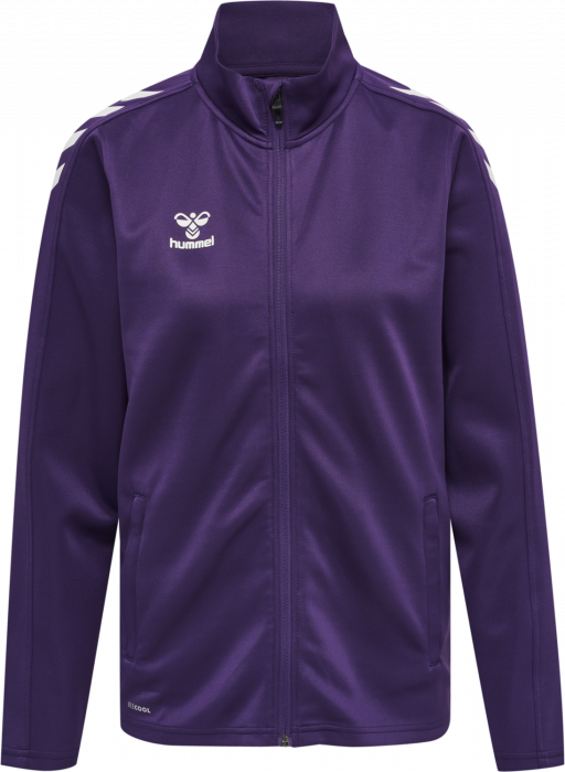 Hummel - Core Xk Poly Sweatshirt Women - Purple Reign & bianco