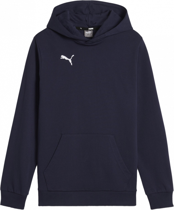 Puma - Teamgoal Casual Hoodie Kids - Marine & weiß