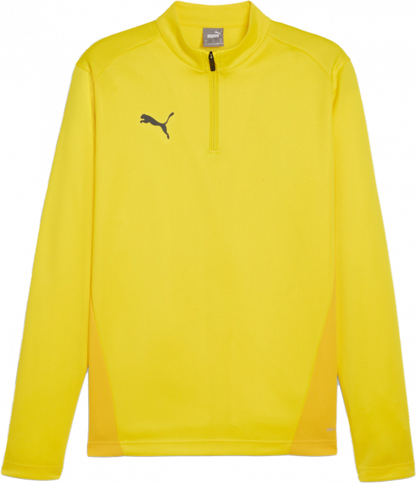 Puma - Team Goal Training Top With Half Zip Jr - Jaune