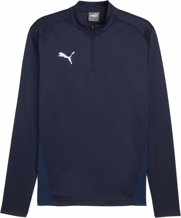 Puma - Team Goal Training Top With Half Zip Jr - Navy