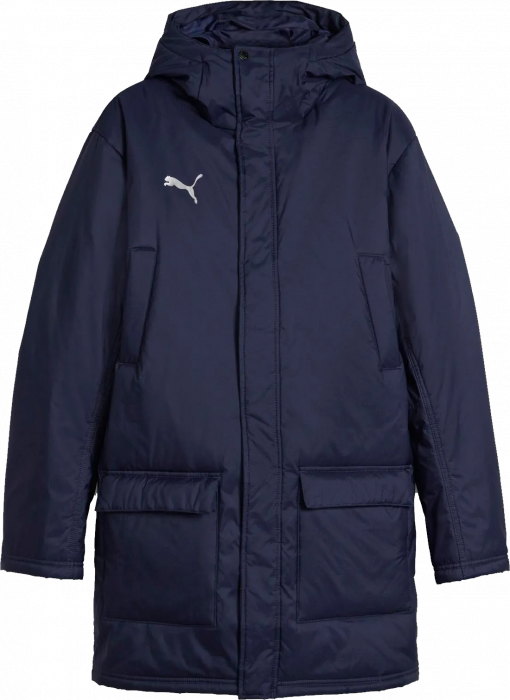 Puma - Teamfinal Parka Winter Jacket - Marine