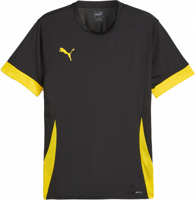 Puma - Teamgoal Matchday Jersey - Svart & fluro yellow pes