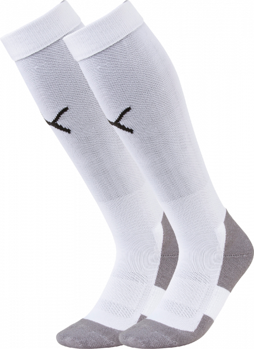 Puma - Teamliga Core Sock - Blanco & negro