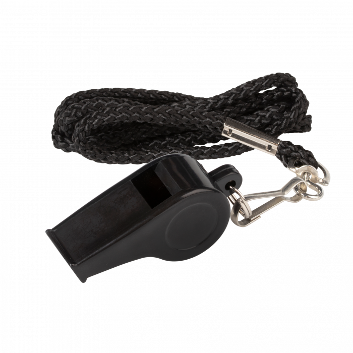 Select - Referee Whistle With Lanyard - Noir