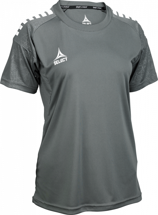 Select - Spain V25 Player Shirt S/s Women - Grey & white