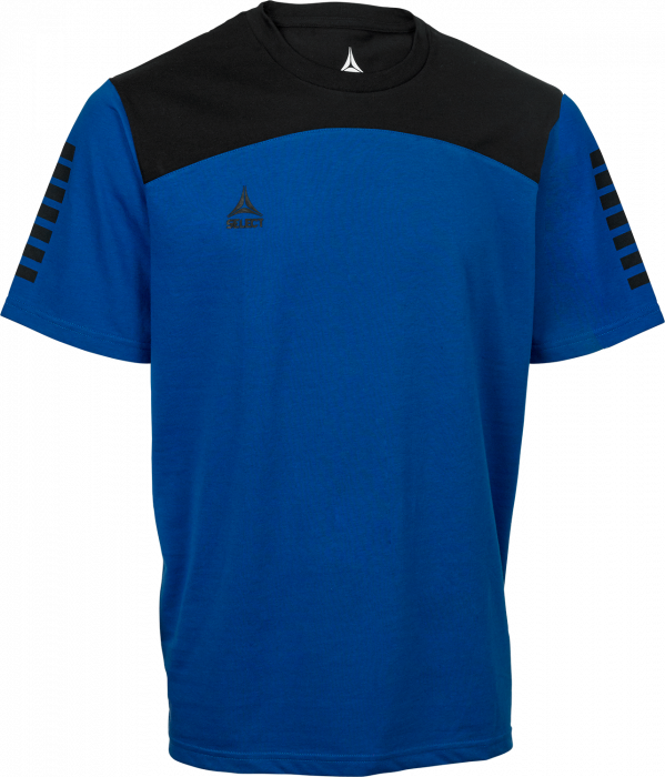 Select - Oxford T-Shirt - Dark Blue & svart