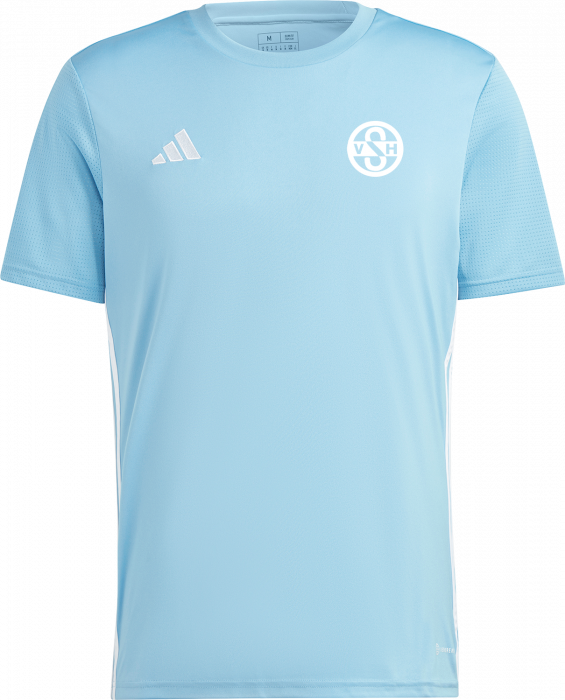 Adidas - Vsh Training T-Shirt - Light Blue & weiß