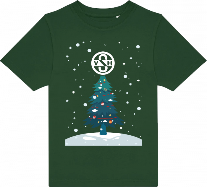 B&C - Vsh Christmas T-Shirt Kids - Bottle Green