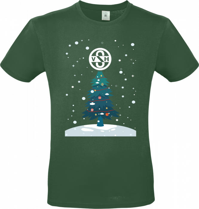 B&C - Vsh Christmas T-Shirt Adults - Bottle Green