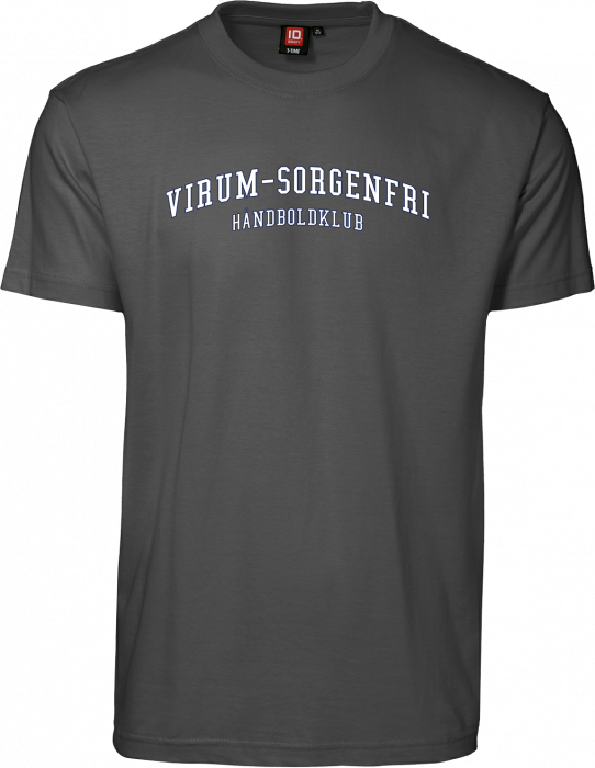 ID - Vsh College 2 T-Shirt Voksen - Koksgrå