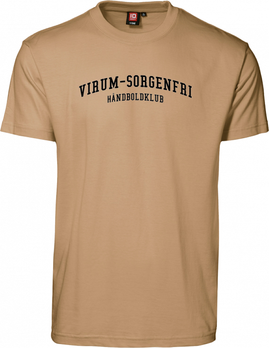 ID - Vsh College 2 T-Shirt Voksen - Sand