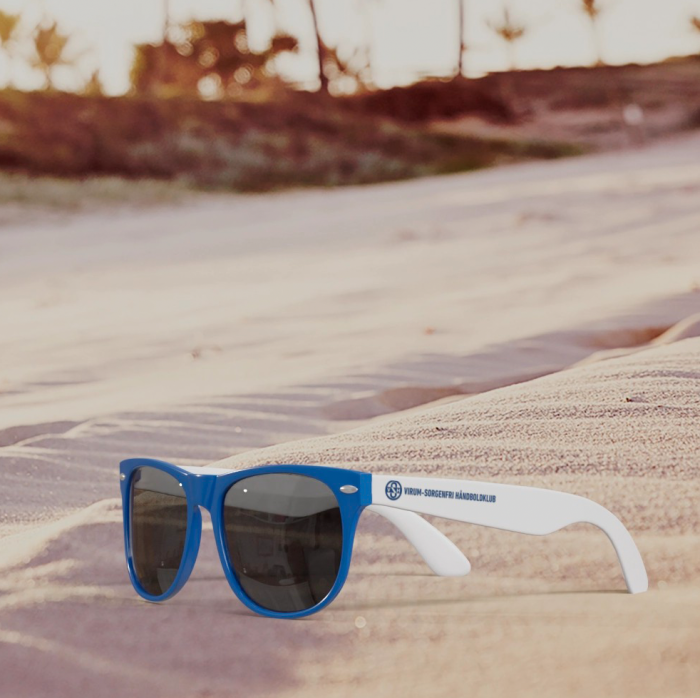Sportyfied - Vsh Sunglasses - Bianco & royal blue