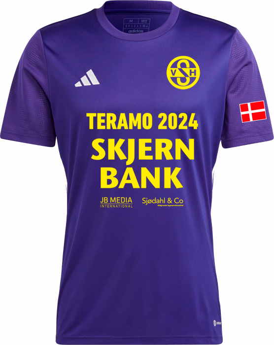 Adidas - Vsh Teramo 2024 Playerjersey - Paars & wit