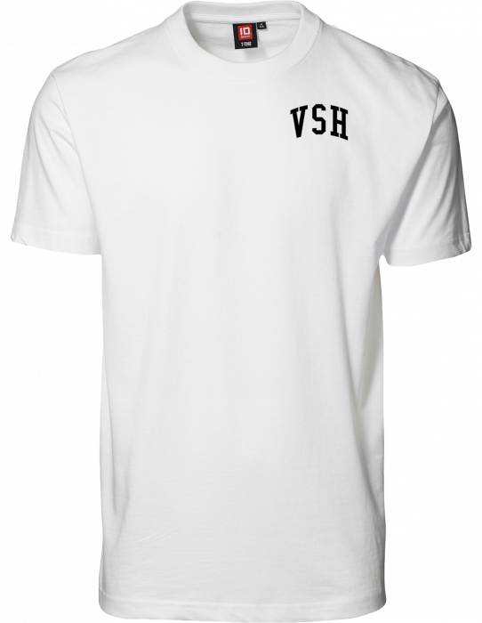 ID - Vsh College T-Shirt Voksen - Hvid
